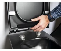 SAPHO WC sedátko, SLIM, Soft Close, černá mat (5)