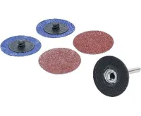 BGS Brusné disky pr. 50 mm, unašeč s dříkem, 5 dílů (1)