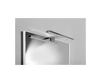 AQUALINE SERAPA LED svítidlo 5W, 230V, 300x40x100mm, IP44, plast, chrom (1)