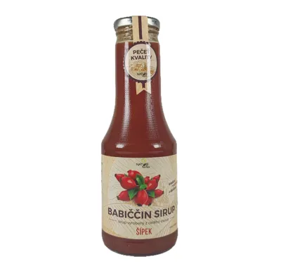 Nature NoTea s.r.o. Babiččin sirup - Šípek 0.5l