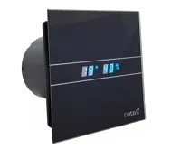 CATA ventilátor e100 GBTH sklo hygro časovač černý CATA ventilátor e100 GBTH sklo hygro časovač černý