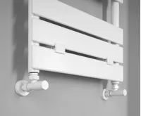 AQUALINE C-START připojovací sada ventilů ruční rohová, bílá (3)