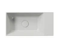 GSI KUBE X keramické umývátko 50x25cm, bez otvoru, pravé/levé, cenere mat (3)