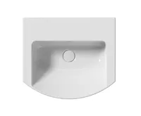 GSI NORM keramické umyvadlo 51x45cm, oblé, bez otvoru, bílá ExtraGlaze (4)