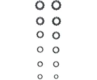 BGS Sada demontážních krytek pro poškozené šrouby a matice se šestihrannou hlavou, 12dílná (2)