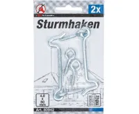 BGS Háček zajišťovací s okem, délka 80 mm, 2 díly (2)