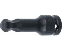 BGS Zásuvka rázového bitu ,  12,5 mm (1/2&quot;) pohon ,  vnitřní šestihran s kulovou hlavou 14 mm