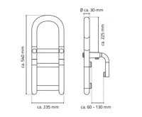 RIDDER HANDICAP opěrné madlo na vanu, bílá (7)