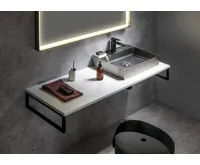 SAPHO PLATO deska Rockstone 600x24x500mm, bílá mat