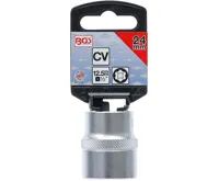 BGS Hlavice nástrčná 1/2" 24.0 mm, Surface Drive (2)