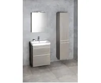 SAPHO SITIA skříňka vysoká 46,7x172x32cm, 2x dvířka, levá/pravá, dub stříbrný (5)