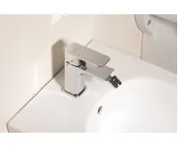 AQUALINE FACTOR stojánková bidetová baterie, chrom (4)