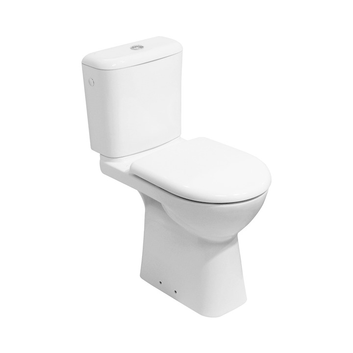 DEEP by JIKA Zvýšená WC mísa 45cm, hluboké splachování, vodorovný odpad, bílá 823618