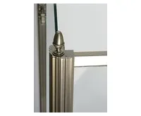 GELCO ANTIQUE boční stěna 800mm, ČIRÉ sklo, bronz (1)