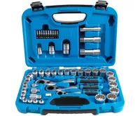 BGS Gola sada s průchozími nástavci 4,5 - 25 mm, Gear Lock ,52 dílů