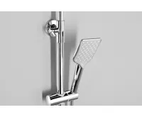 AQUALINE FACTOR sprchový sloup s pákovou baterií, chrom (7)