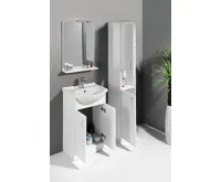 AQUALINE SIMPLEX ECO 50 umyvadlová skříňka včetně umyvadla 47x83,5x29cm (7)