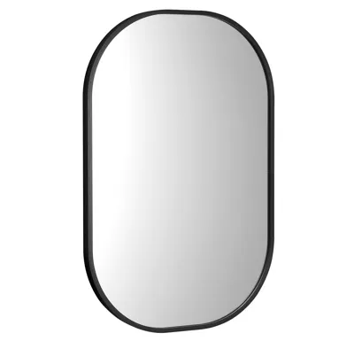SAPHO CONA SLIM zrcadlo v rámu 40x60cm, černá