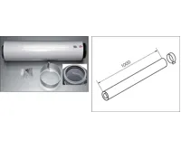 Protherm Trubka souosá 80/125 mm - 1 m
