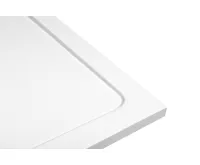 AQUALINE TECMI sprchová vanička z litého mramoru, čtverec 90x90cm, bílá (5)