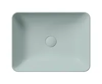 GSI SAND/NUBES keramické umyvadlo na desku 50x38cm, ghiaccio mat (3)