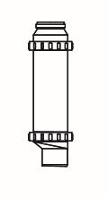 ALMEVA STARR tlumič hluku spalin 0,5m 110mm