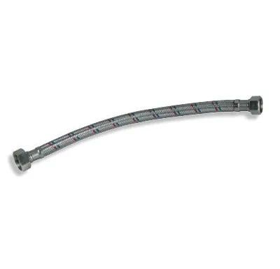 NOVASERVIS Nerezová hadička M1/2" x M1/2"-20cm - PWS1