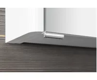 SAPHO LUCIE galerka s LED osvětlením, 65x70x17cm, bílá (6)