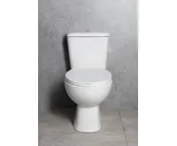 AQUALINE MANUEL WC kombi, dvojtlačítko 3/6l, spodní odpad, bílá (5)
