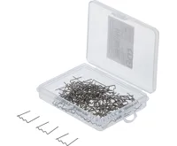 BGS U-profil spony, zahnuté, náhradní, balení 100ks; 0,6mm BGS U-profil spony, zahnuté, náhradní, balení 100ks; 0,6mm