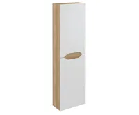 SAPHO WAVE skříňka vysoká 40x140x20cm, levá/pravá, bílá/dub alabama