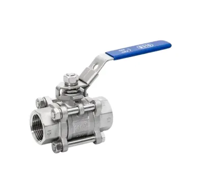 Nerez kulový kohout trojdílný DN 32 - 5/4" páka F/ F