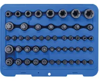 BGS Sada nástrčných hlavic na klíče a bity, E-profil / T-profil (pro Torx) / T-profil (pro To