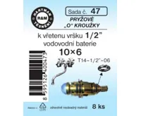 Hartman Sada č.  47: sada &quot;O&quot; kroužky k bater.1/2&quot; - 10x6 - 8x5001