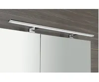 SAPHO MIRRÓ galerka s LED osvětlením, 90x70x16cm, dub stříbrný (4)