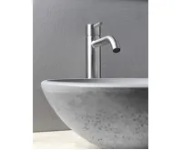 SAPHO MINIMAL stojánková umyvadlová baterie vysoká, nerez mat (5)