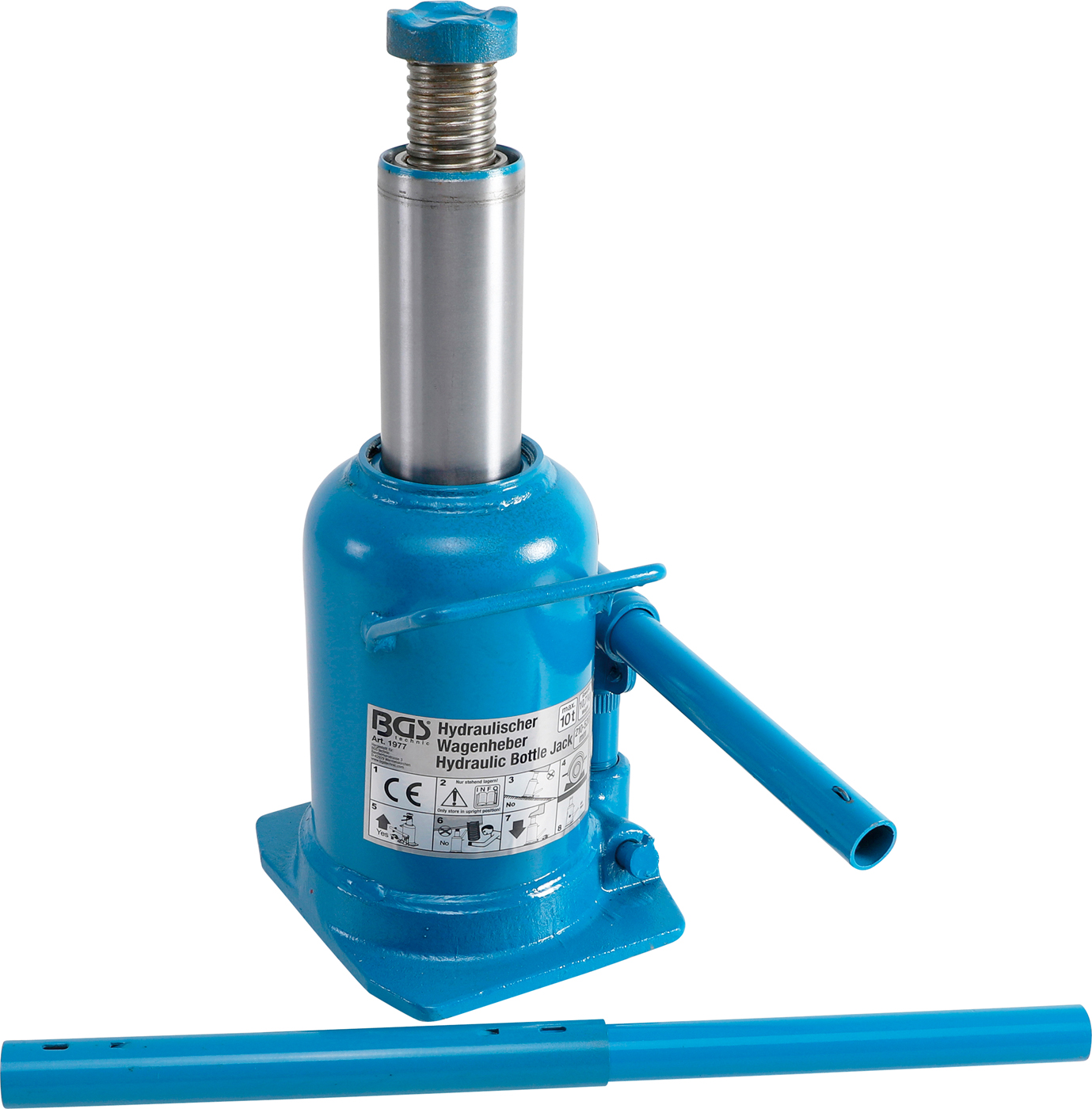 Bgs zvedák hydraulický pístový, 10 tun