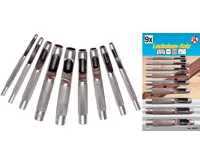 BGS Děrovače 2,5 - 10,0 mm, sada 9 dílů