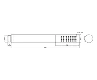 SAPHO Ruční sprcha, 200mm, chrom (6)