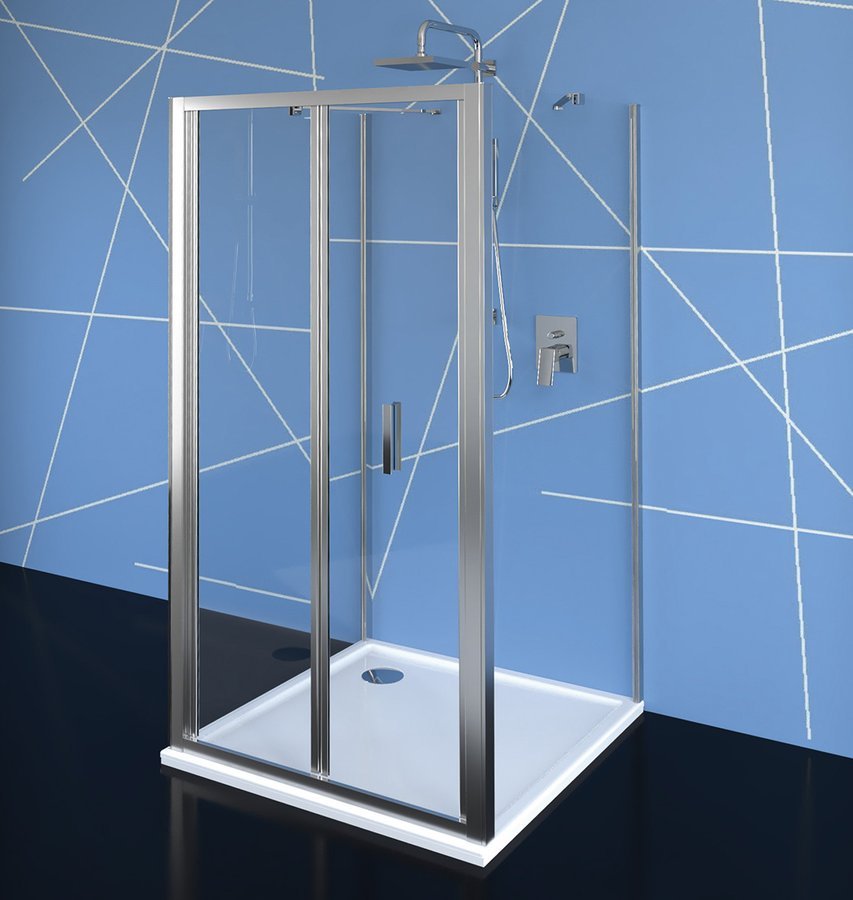 POLYSAN EASY třístěnný sprchový kout 1000x800mm, skládací dveře, L/P varianta, čiré sklo