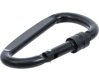 BGS Karabina , D-tvar , se šroubovým zámkem BGS Karabina , D-tvar , se šroubovým zámkem