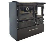 CALISKAN Sporák na tuhá paliva GURMET 3D-BOX L - černý