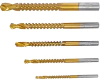 BGS Sada frézovacích vrtáků HSS | s titanovým povrchem | 3 - 8 mm | 5dílná - BGS 50795 (2)