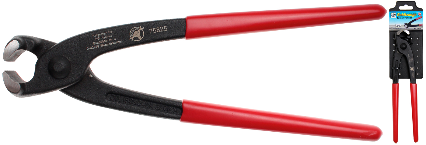 Bgs kleště šípací 220 mm, rabic