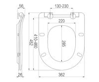 SAPHO EDITA WC sedátko, SLIM, Soft Close, Easy Take, bílá (10)