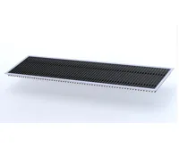 BOKI PML mřížka 170mm /1500mm Dural - elox černá (2)