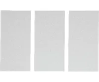 BGS Kluzáky plstěné, desky, bílé, 100 x 200 mm, 3 kusy (2)