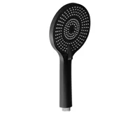 SAPHO Ruční masážní sprcha, 3 režimy sprchování, silikon trysky, průměr 120mm, ABS/černá mat