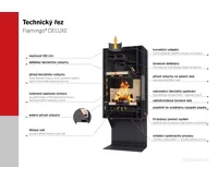 HS Flamingo Krbová kamna FLAMINGO DELUXE ® SINGA, hnědá - sametová (8)