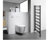 SAPHO METRO SPACE otopné těleso 550x1430 mm, do prostoru, černá mat (5)